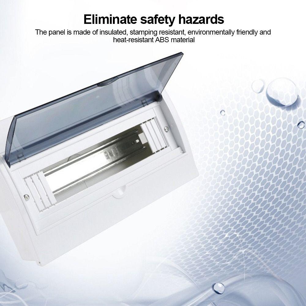 Plastic Power Plastic Junction Box Waterproof Dustproof Distribution Shield Electrical Enclosure 2-16Ways