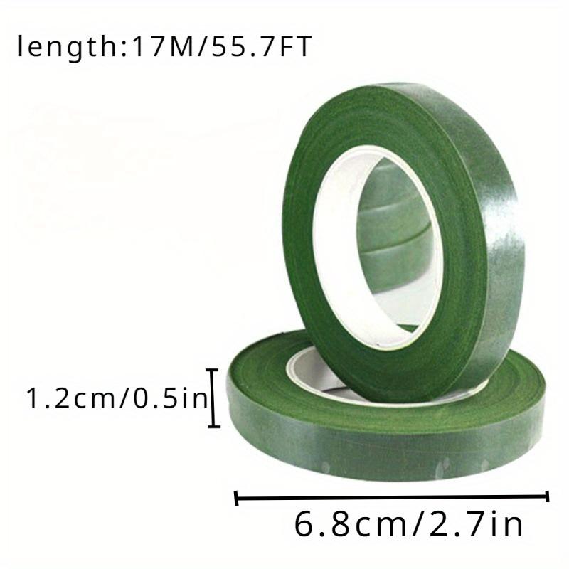 5pcs Green Paper Floral Tape,for Bouquet & Plant Wrapping, DIY Handicraft
