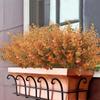 1–6 Bündel künstliche Herbstblumen, UV-beständig, Herbstdekorationen für Thanksgiving, Zuhause, Küche, Zimmer, Bauernhaus, Blumenarrangements für drinnen und draußen