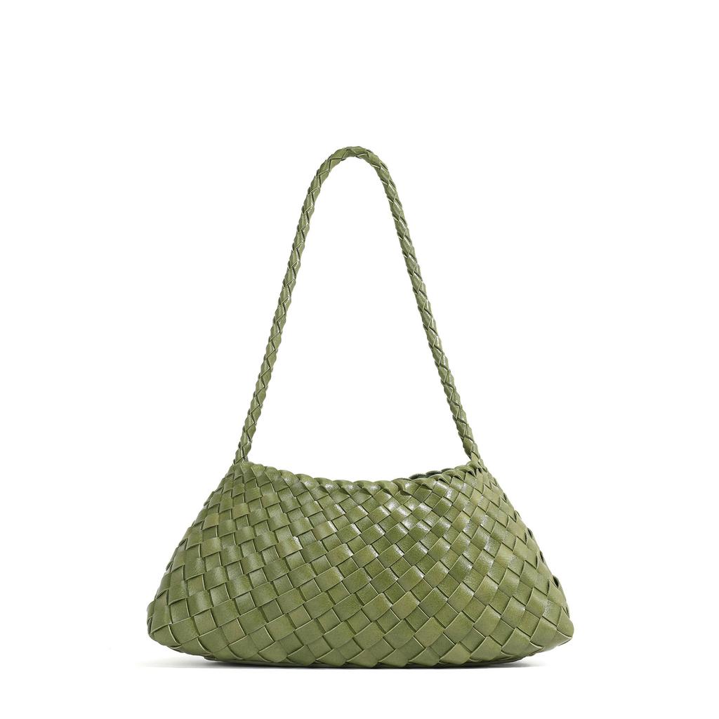 Luxusmode Damen Tasche Tragetasche Handgewebt Handtaschen Mode Retro Handtaschen Vielseitig Unterarm Schultertaschen