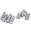 Cast Iron Boat Door Head Hinges Stainless Steel Precision Casting Hinge Four Sections For Yacht Boat Furniture Door Accessories