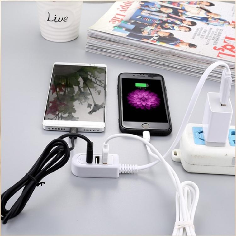 3 USB Port Multi-function 3A Charger Converter Extension Cable Line Expansion