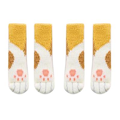 16τμχ Καλύμματα Καρέκλας Καλύμματα Καρέκλας με Πατούσες Γάτας Καλύμματα Ποδιών Καρέκλας Χαριτωμένα Καλύμματα Ποδιών Επίπλων σε Σχήμα Ποδιού Γάτας