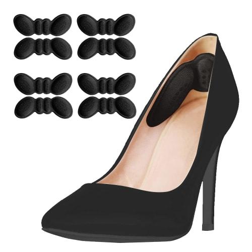 Heel Pads, Shoe Heel Protection Pads, Set of 8 (4 Pairs), Prevents Shoes from Slipping and Slipping, Adjustable Size, Cushioning, Shock Absorption, An