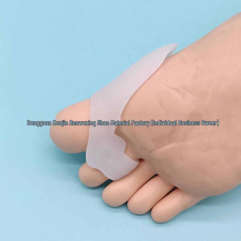 Double-Toe Soft Silicone Separator for Hallux Valgus and Varus Correction
