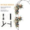 7.5 Ft Metal Arch (Two Way Assemble) for Wedding Garden Bridal Party Decoration Arbor