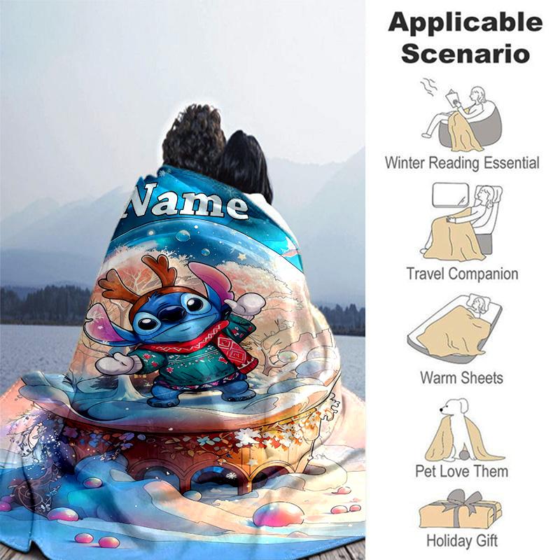 Custom 1pc Rainbow Dreams Together Blanket, Soft And Comfortable Blanket, Casual Warm, Camping Travel Blanket, Birthday Gift Q910263