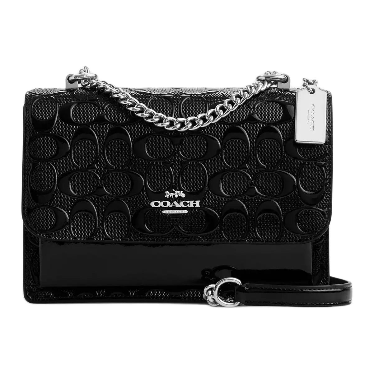 

Coach Klare 21 Chain Shoulder Strap Crossbody Bag Women bags Black CDY99-SVBK Basic Set (Bag+Dust Bag)