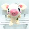 Cute Toys Pig Doll Pendant Mini Sitting Posture Animals Plush Toy Keychain Accessories 11CM Christmas Gift for Girl