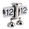 Retro Digital Flip Down Clock Flip Desk Clock Mechanical Battery Powered Home Office Decor 2 Legs 12 Hour