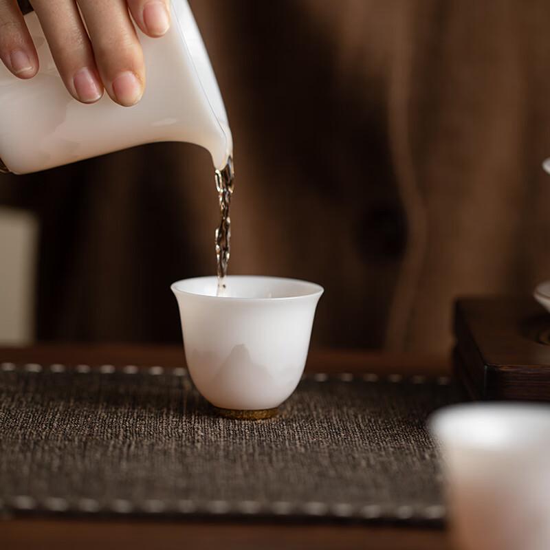 Dehua White Porcelain Kung Fu Tea Cup Pair