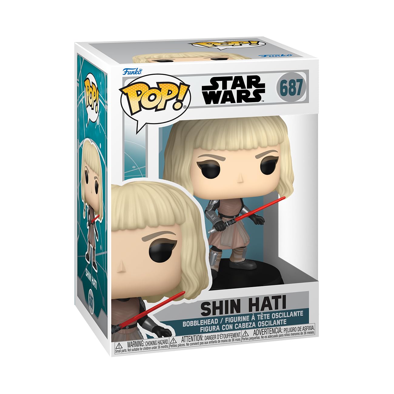 

Star Wars Ahsoka Sin Hati Figure Star Wars Funko Funko POP!