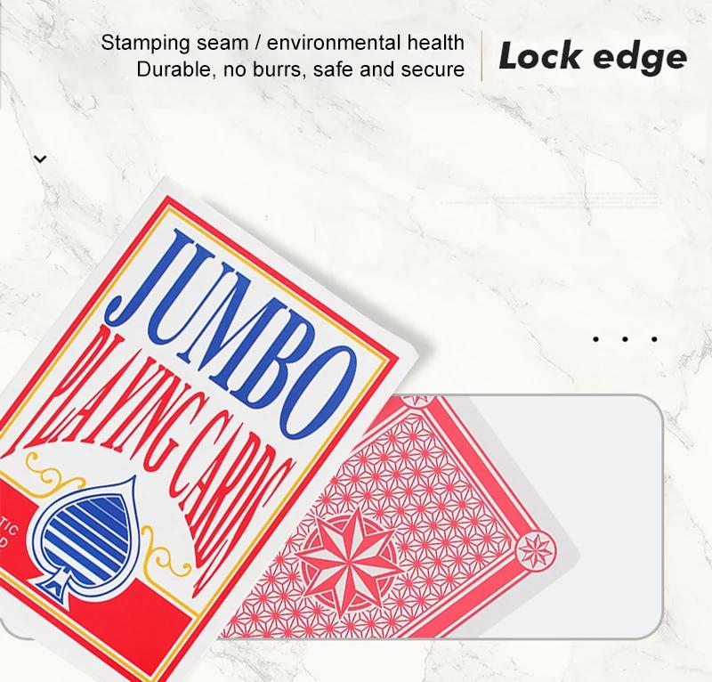 Creative Design Of Large Size And 9 Times Thicker Funny Cards Play Big Props A4 Big Card Mini Poker 4 Size