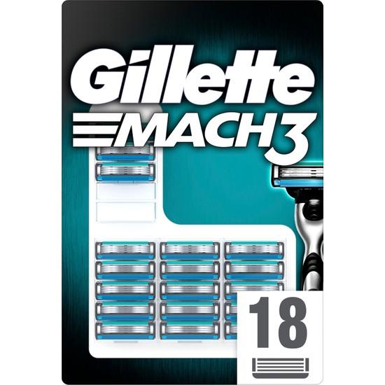 

Gillette Mach3 18 запасных бритв в картонной упаковке