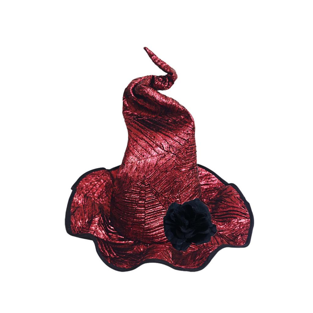 Halloween Witch Hat Twistable Transformable Fashion Party Costume Hat for Women
