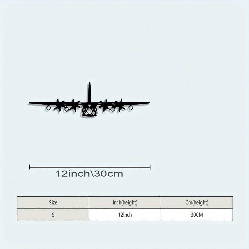 

Metal Wall Art KC130J Plane Vintage Iron Sculpture Aviation Military Gift Garage Man Cave Decor