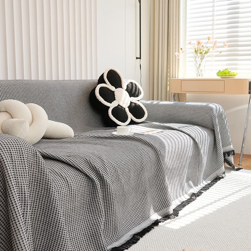 

Универсальное полотенце для дивана в скандинавском стиле, универсальный чехол для дивана, чехол для сиденья, одеяло, одноместное, для трех человек, универсальное на четыре сезона 90x90