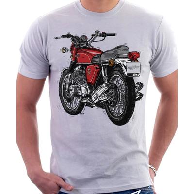 Honda Mens and Womens Tshirt Honda CB 750 Four Summer Motorcycle Tee Racing Shortsleeved Spring Cycling Offroad Loose Top
