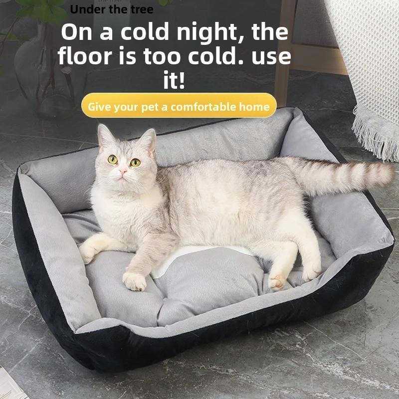 Internet celebrity kennel all seasons dog kennel pet cat kennel teddy small medium and large dog autumn warm dog bed house