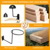New Motorcycle Helmet Rack 180° Rotation Wall Mounted Helmet Storage Holder Alloy Helmet Hanger Stand Hook for Bicycle Helmets
