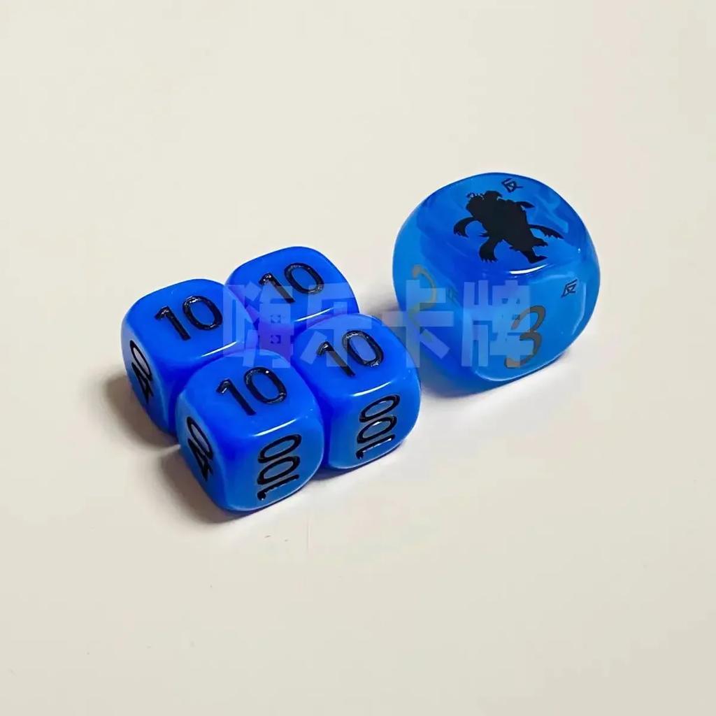 5/set Dice PTCG Match Scoring Damage Counter Pikachu Eternatus Zacian DiceDamage Indicator Roleplaying Game Dice No.35