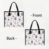Bohemian Candle Print Tote Bag Casual Large Capacity Daily Handbag