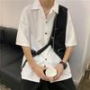 Men's Hong Kong-Style Long-Sleeve Hip-Hop Fashion Jacket-Shirt