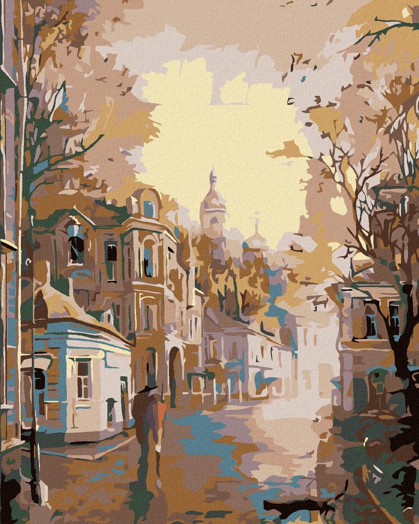 Zuty Paint by Numbers QUIET TOWN IN THE MORNING, 40x50 cm uygun