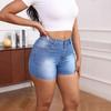 Dámské letní džínové šortky s vysokým pasem Strečové Bodycon Džíny Krátké Kalhoty Dámské Ležérní Krátké mujer