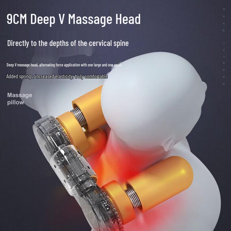 AUX Full-Body Kneading Massage Seat Cushion CN plug (adapter included)