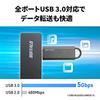 Buffalo USB Hub USB3.0 Slim Design 4 Ports 60cm Bus Powered Lightweight Compatible with Windows Mac PS4 PS5 Chromebook Telework Home Work BSH4U12560U3
