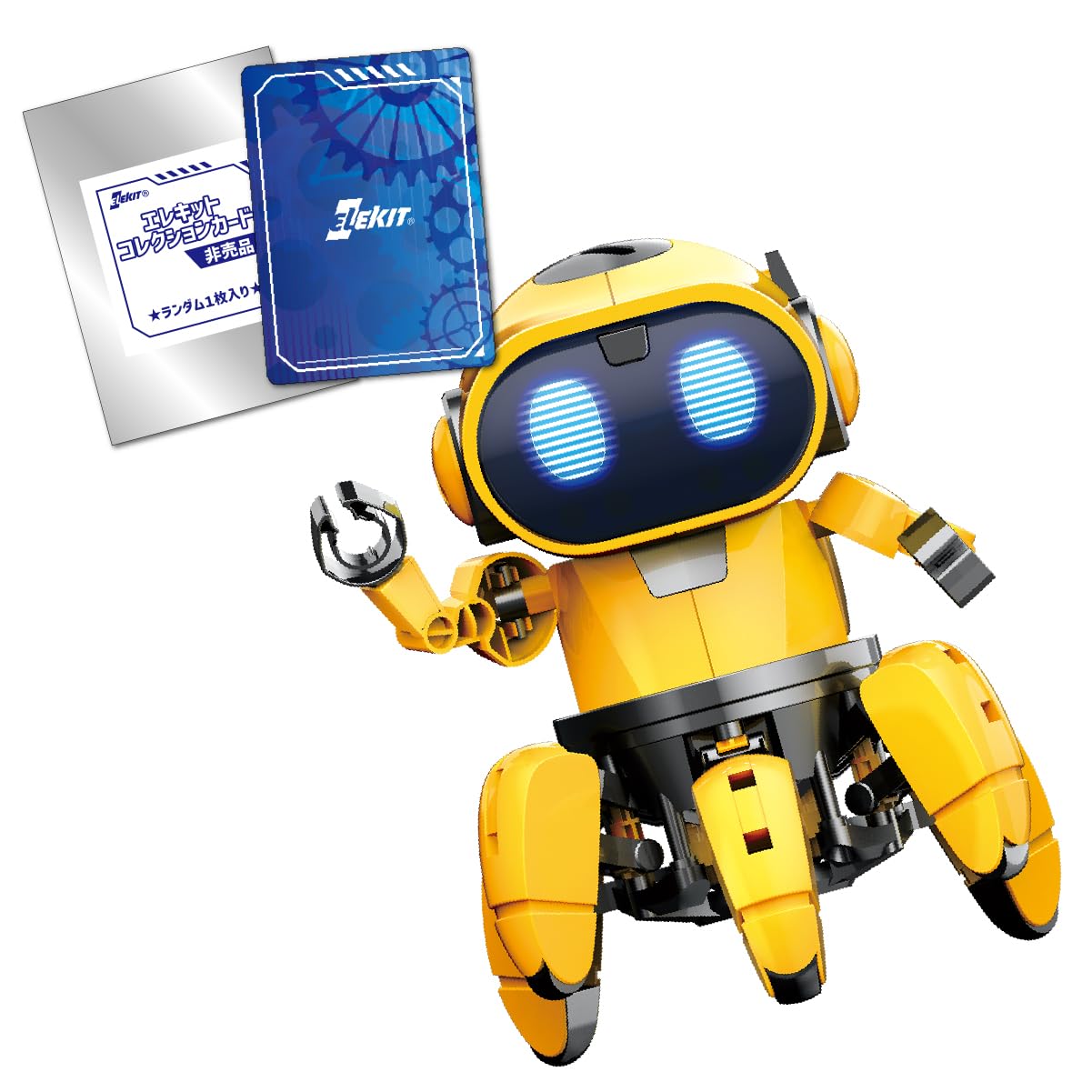 

Foro (ELEKIT (EC Exclusive) with Collection Card) Foro 6-Legged Robot Assembly Kit (Yellow)