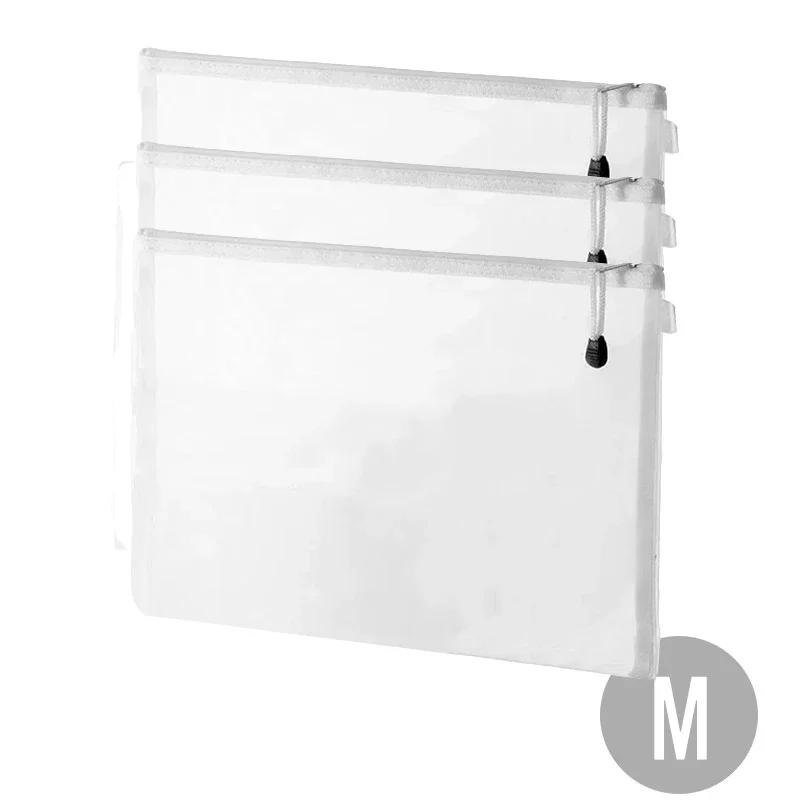 Toy storage bag building block puzzle sub-package bag children small particle zipper transparent finishing storage box