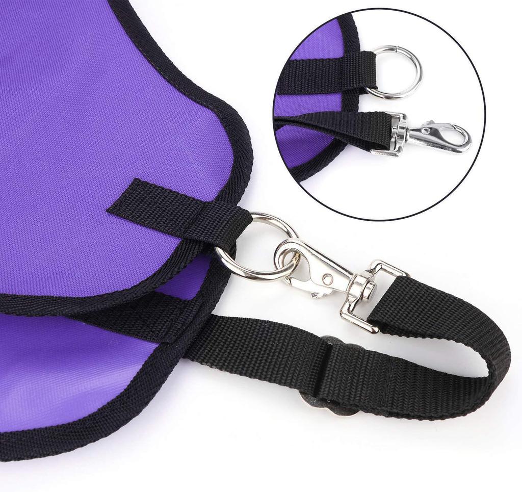 Adjustable Hay Feed Bag with Shoulder Strap for Goats, Horses, Donkeys, Alpacas, and Ostriches