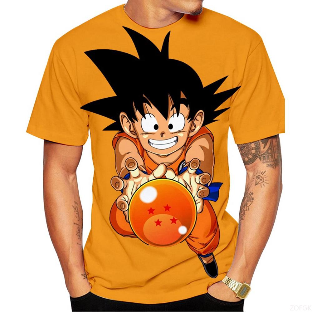 Summer Trendy Fashion Novel 3D Printed Anime Printed Pattern Comfortable Casual Short Sleeved T-shirt