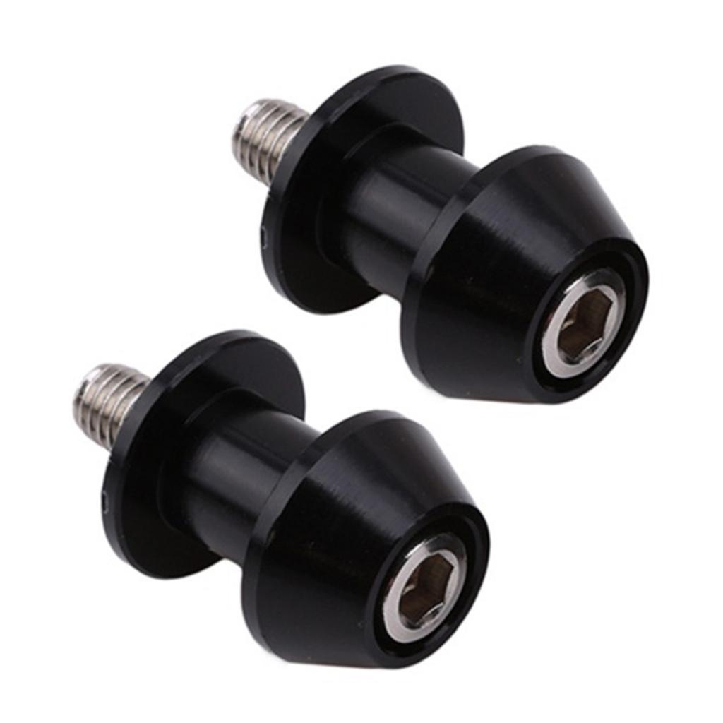 2Pcs Motorcycle Stand Adapter 8mm Thread Rear Alkalimetal Aluminum for Enhanced Bike Stability