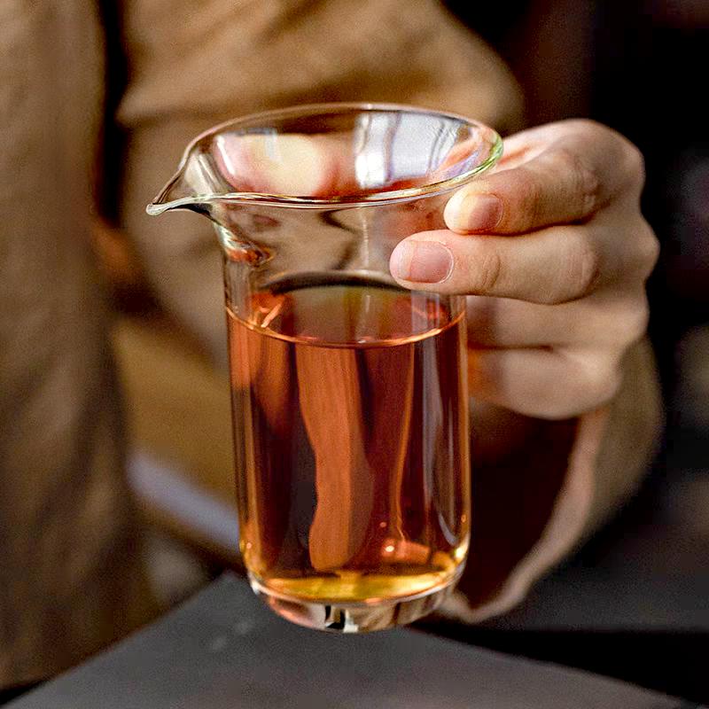 Japanese 150ml Clear Heat Resistant Glass Fair Cup Tea Pitcher Tea Ceremony Tea Server Chahai Tea Cup Kung Fu Tea Set 150ML
