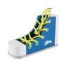 Tênis com Cadarço Cadarço de Madeira Cadarçar Sapatos Amarrar Sapatos Sapato de Amarrar Montessori Quebra-Cabeça Jogo de Quebra-Cabeça Madeira