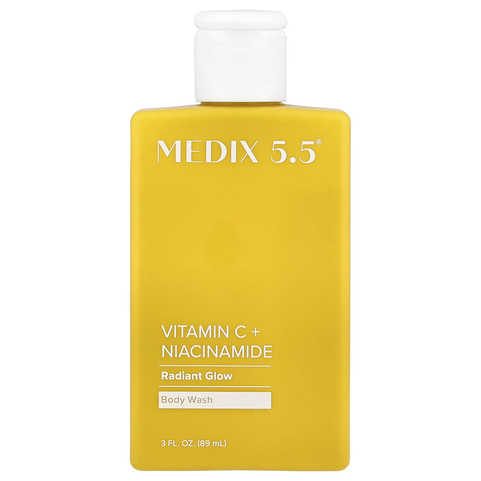 

Medix 5.5, Radiant Glow Body Wash, Vitamin C + Niacinamide, 89ml (3 fl oz)