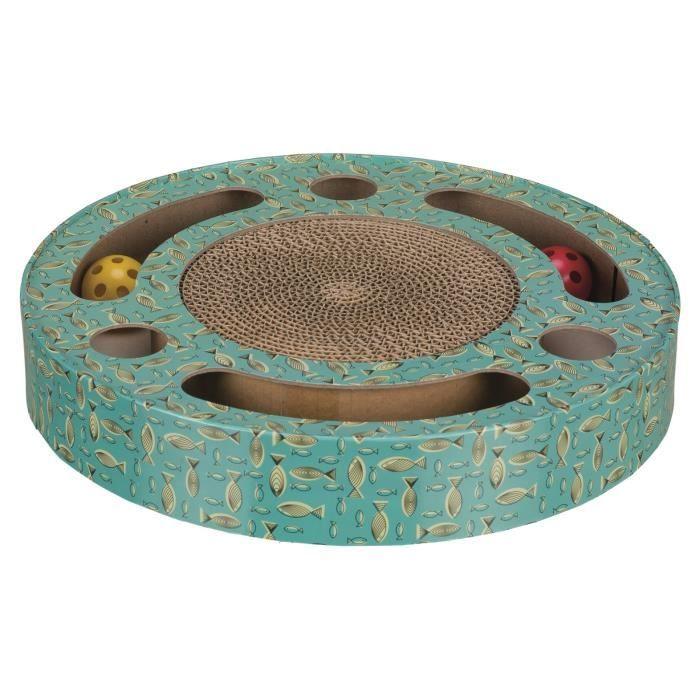 Griffoir - Trixie - Tambour - Carton rigide - 33 cm - Jouet intégré