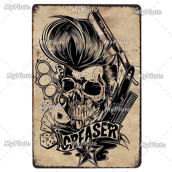 Barber Rules Metal Sign Tin Sign Vintage Decor Room Decoration Metal Plaque Man Cave Bar Sign Poster Home Decor
