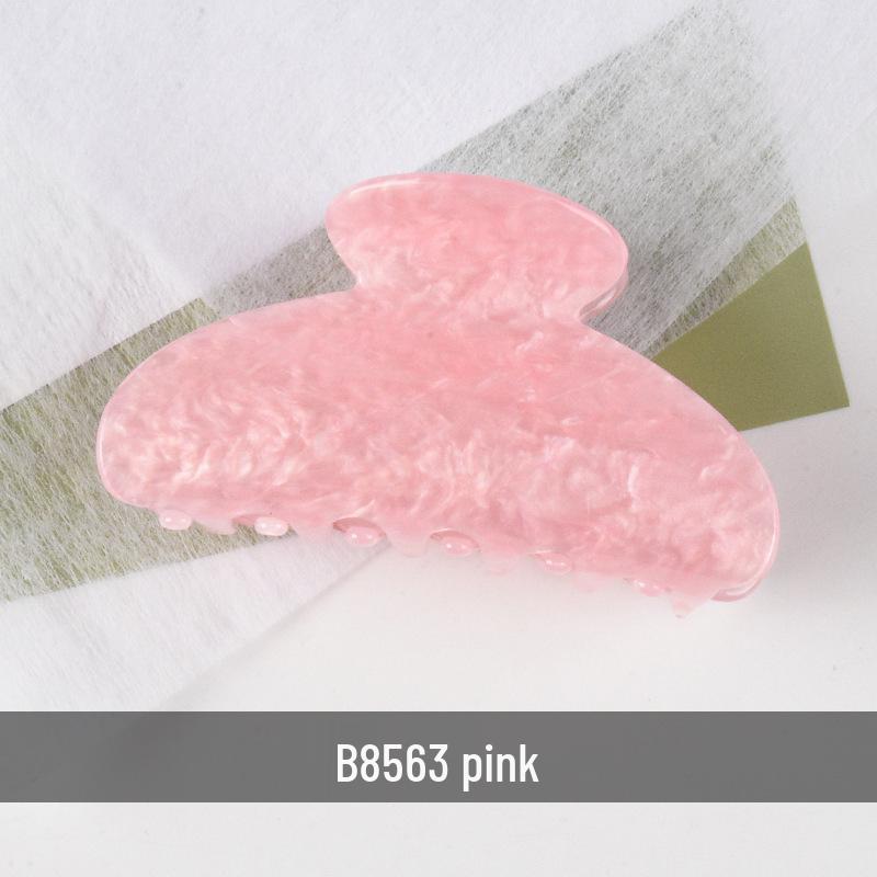 Elegant Multi-Color Acetate Hair Clip - Jelly Shark Grip for Women