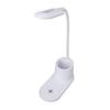 LED Desk Lamp Touch Control Flexible Arm Small Table Light with Wireless   Pen Holder for Dorm Bedroom