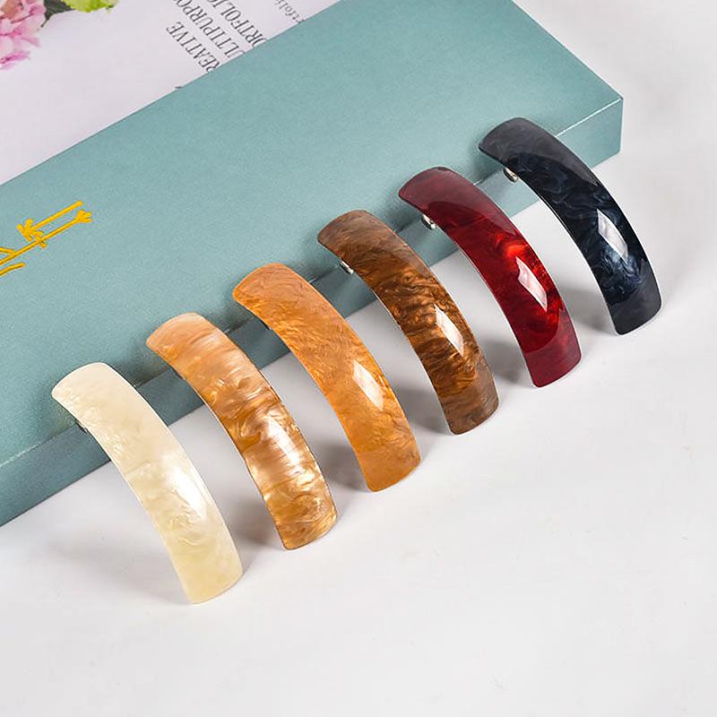 

6 шт. Полузавязанный хвостик пружинная заколка для волос острый зажим для носа 6pcs