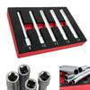 8-14mm 12 Point Hex Socket Head 3/8 Inch Drive Adapter Spanner Converter 120mm Chrome Vanadium Steel For Electric Wrench Tool