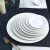 Zhuoyuan Ceramic White Round Dinner Plate