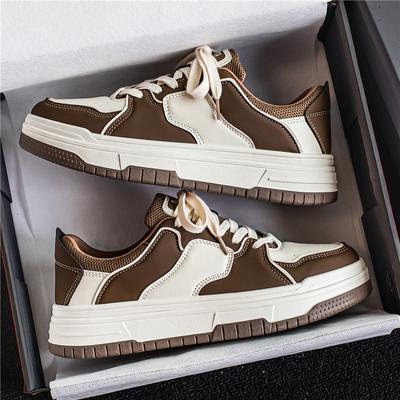 Fashion Latest Campus Style Men's Casual Skateboarding Shoes 2024 Soft Bottom Comfortable and Fashionable Student Running Sports Shoes