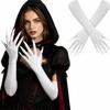 Solid Color Halloween Cosplay Gloves Long Nails Ghost Claw Mittens Witch Cosplay Costume Girls