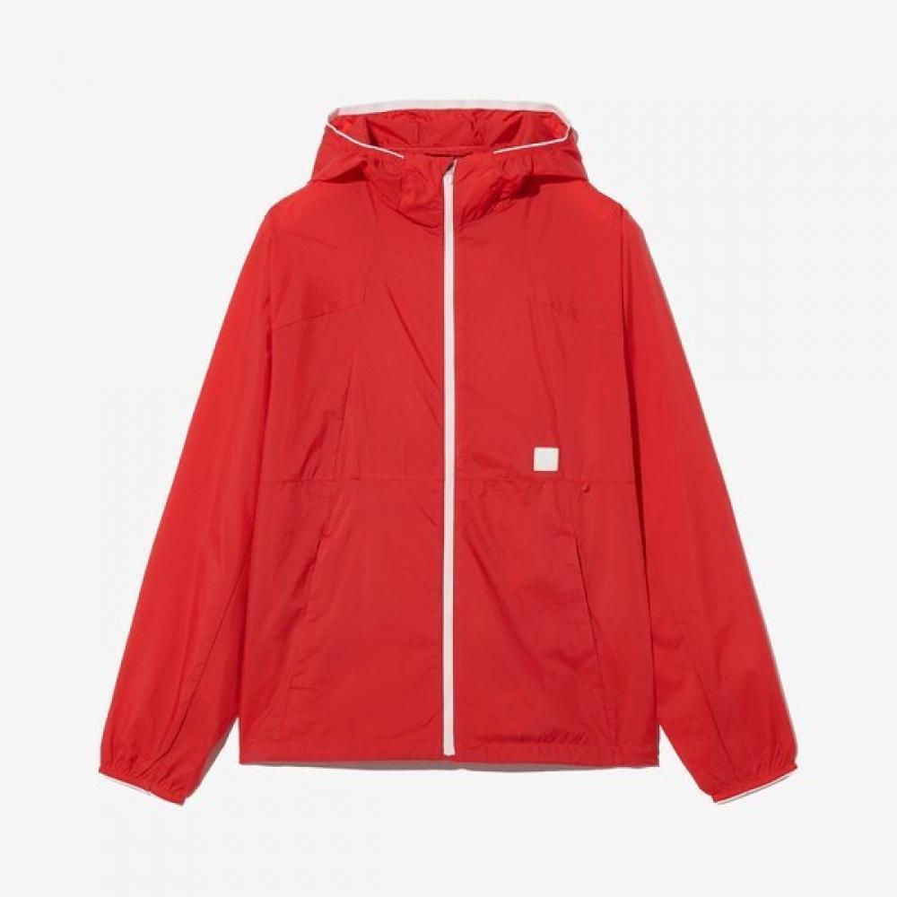 Fila Lightweight Hooded Windbreaker RED/105