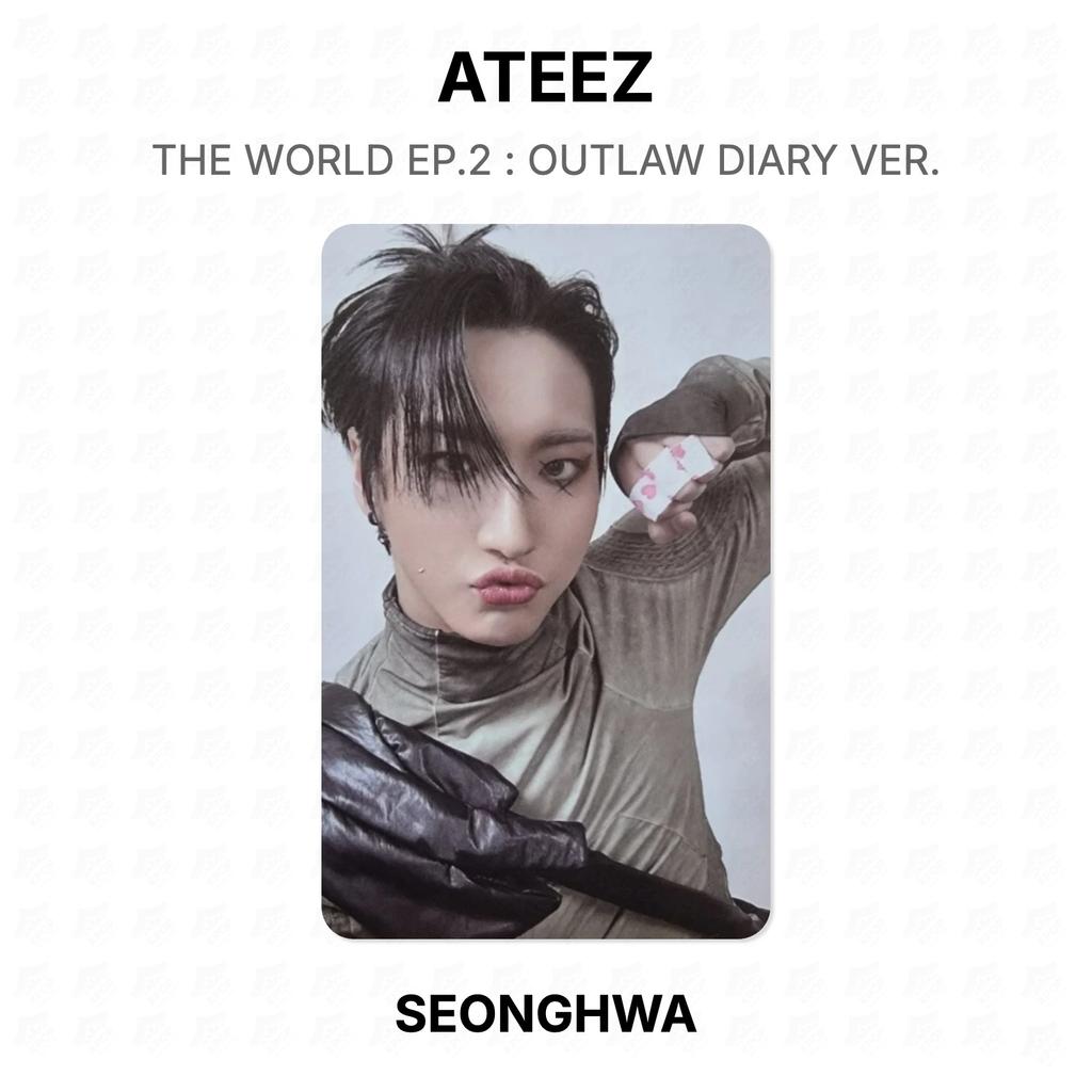 ATEEZ DIE WELT EP.2 : OUTLAW DIARY VER. Offizielle Fotokarte